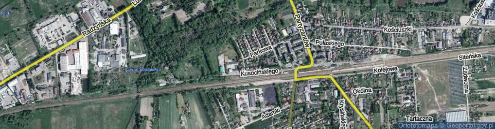 Zdjęcie satelitarne Dunikowskiego Ksawerego ul.